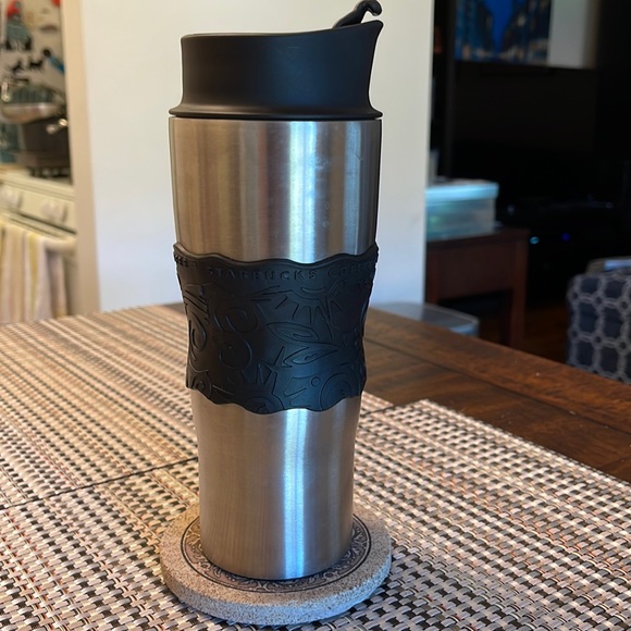 Starbucks Stainless Steel Travel Mug & French Press 2 in 1